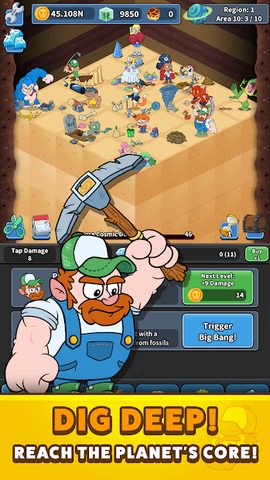 Screenshot 2: Tap Tap Dig 2: Idle Mine Sim