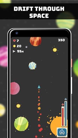 Screenshot 1: Orbit Drift - Space Pioneer