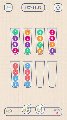 Screenshot 14: Dot Sort・2048 : Color sorting