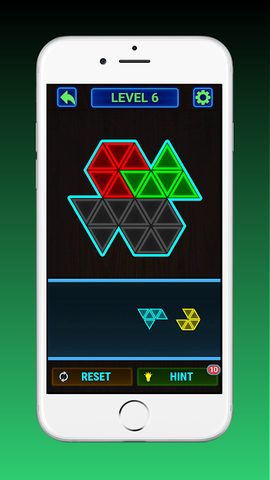 Screenshot 5: Glow Block Triangle Puzzle