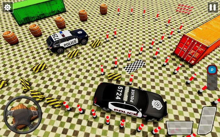Screenshot 4: Police Car Parking : Car Games
