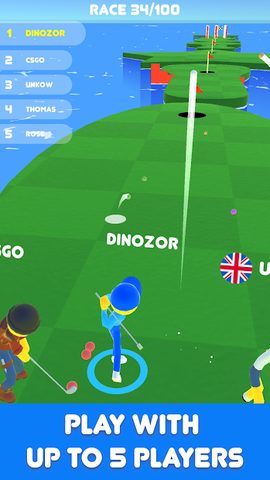 Screenshot 1: Golf Race - World Tournament