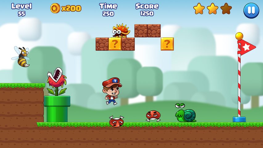 Screenshot 1: Super Bill World-Fun Adventure