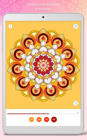 Screenshot 16: Color by Number – Mandala Book