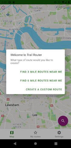 Screenshot 1: Trail Router