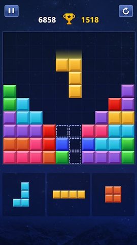 Screenshot 1: Block Puzzle-Free Classic Block Puzzle Game