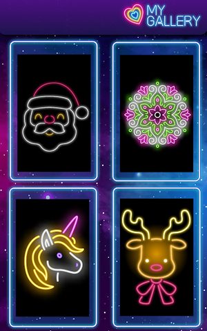 Screenshot 19: Glow Doodle Art - Color & Draw