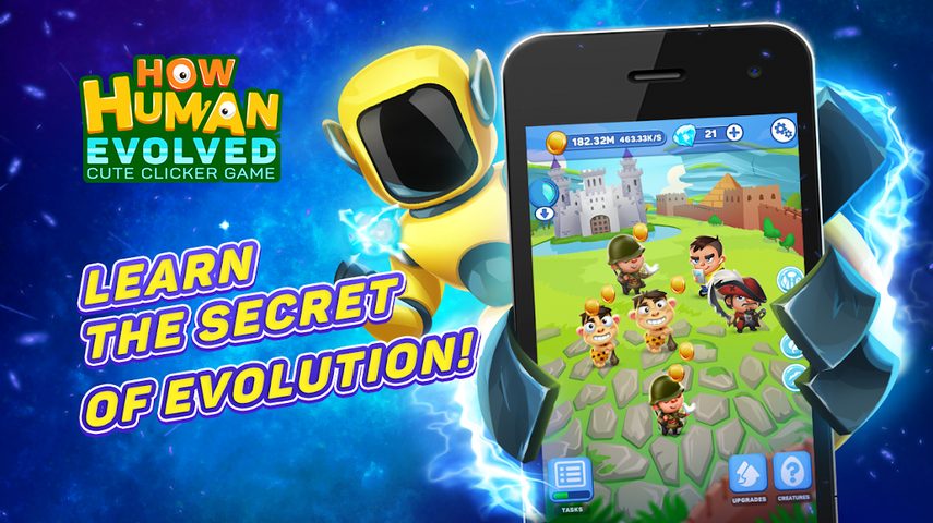 Screenshot 9: How human evolved: cute clicker game