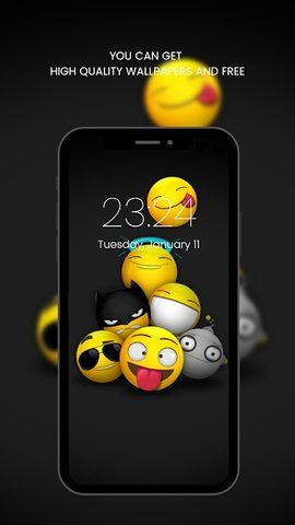 Screenshot 6: Cute Emoji Wallpaper HD