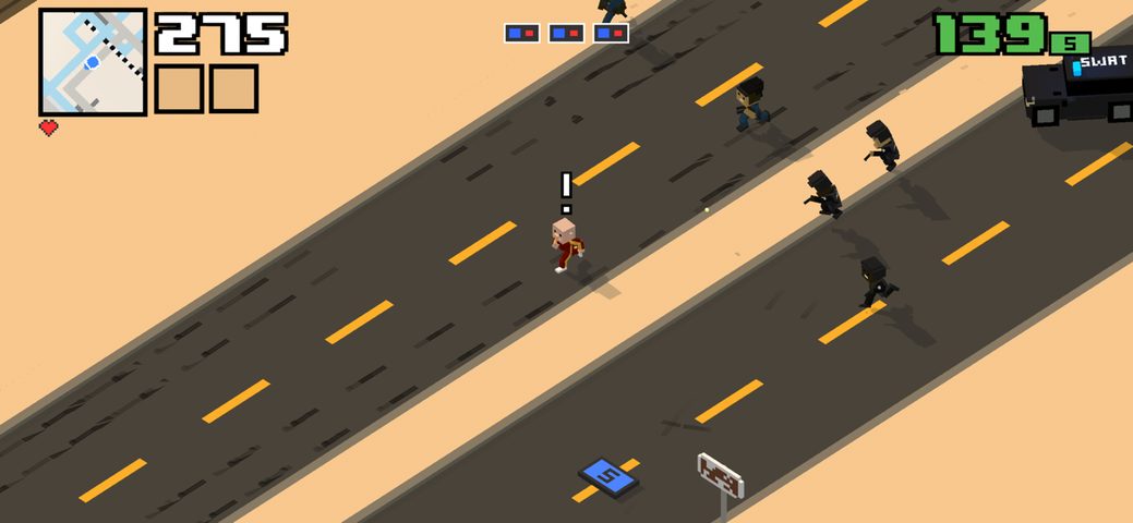 Screenshot 7: Smashy Road: Wanted 2 9+