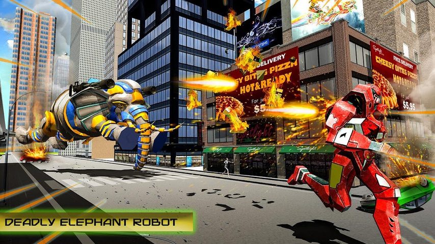 Screenshot 12: Elephant Vs Lion Robot Game