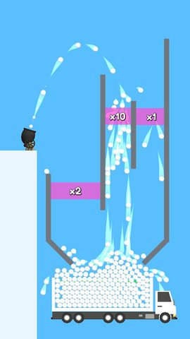 Screenshot 2: Clone Ball Cannon - Drop & Multiplication Puzzle