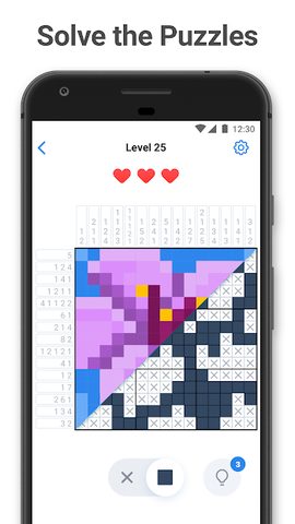 Screenshot 1: Nonogram.com - picture cross