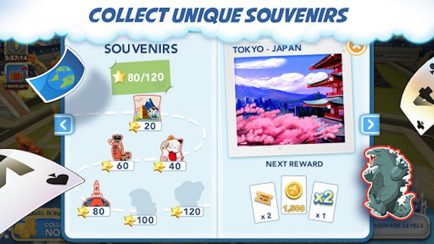 Screenshot 3: Destination Solitaire TriPeaks