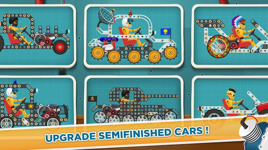 Screenshot 2: Car Builder & Racing for Kids