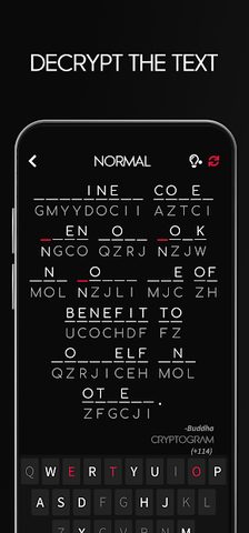 Screenshot 18: Cryptogram - Decrypt Quotes