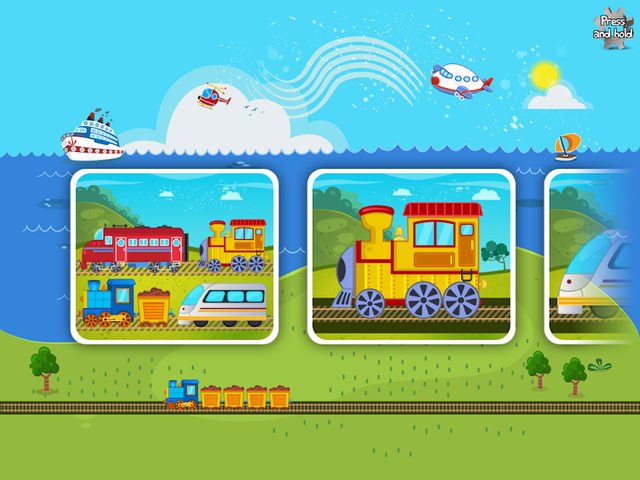 Screenshot 15: Trains Jigsaw Puzzles for Kids