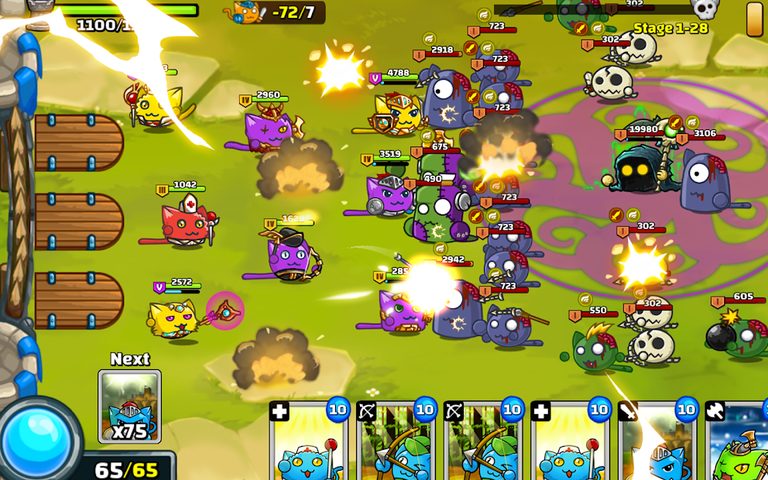 Screenshot 7: Meowar - PvP Cat Merge Defense TD