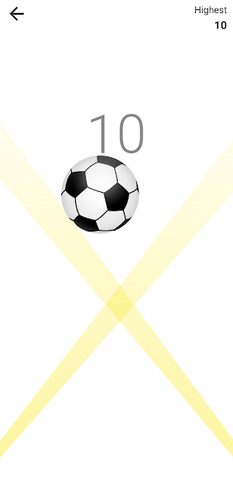 Screenshot 5: Messenger Football Soccer Game Tap Ball Juggle Tap