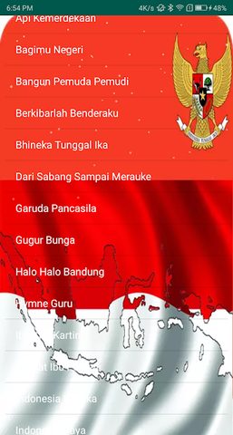 Screenshot 1: lagu wajib nasional