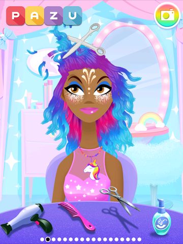 Screenshot 6: Girls Hair Salon Unicorn