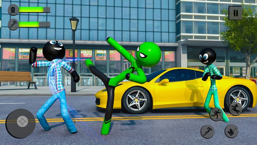 Screenshot 6: Flying Stickman Rope Hero Game
