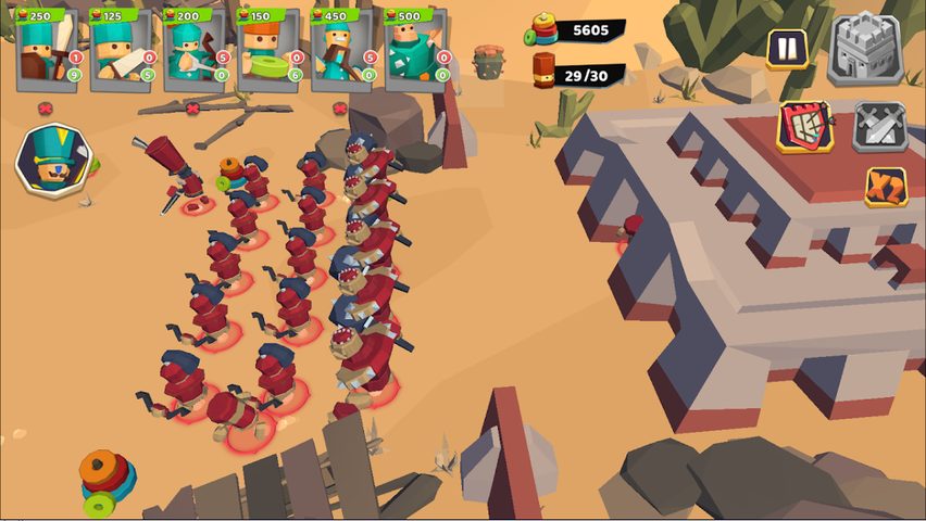 Screenshot 4: War of Toys: Strategy Simulator Game