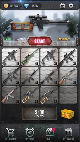 Screenshot 1: Zombie Sniper:Survive shooting game