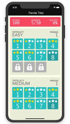 Screenshot 2: Panda Tiles