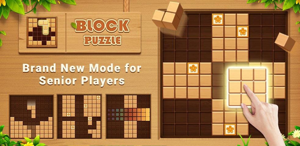 Screenshot 1: Wood Block Puzzle - Brain Game