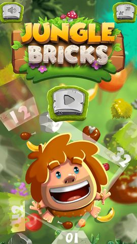 Screenshot 1: Jungle Bricks