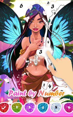Screenshot 4: Princess Coloring Book: Special Color by Number