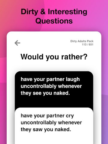 Screenshot 22: Would you Rather? Dirty Adult