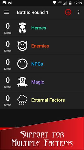 Screenshot 5: Initiative Tracker for D&D