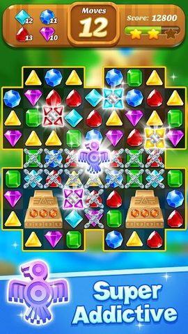 Screenshot 6: Jewel & Gems Mania 2020 - Match In Temple & Jungle