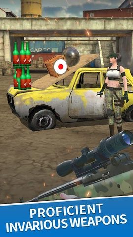 Screenshot 1: Sniper Range - Gun Simulator
