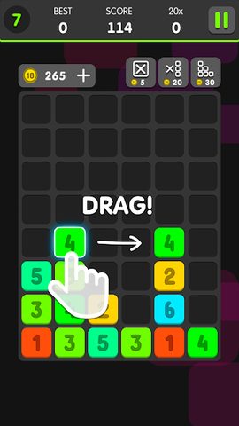Screenshot 3: Drag And Merge Puzzle