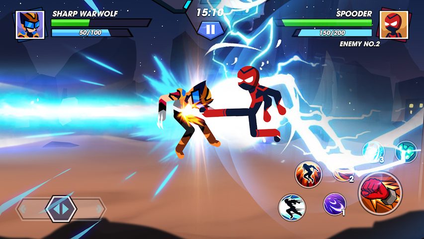 Screenshot 3: Stickman Fighter Infinity - Super Action Heroes