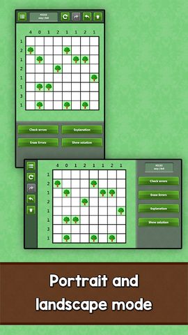 Screenshot 2: LogiBrain Tents and Trees