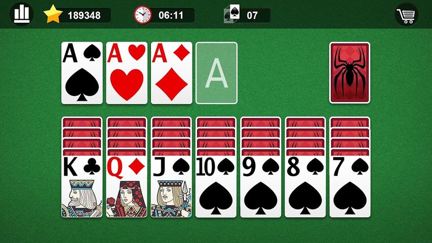 Screenshot 4: Spider Solitaire