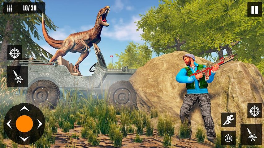 Screenshot 2: Real Dino Hunting Zoo Games 3D