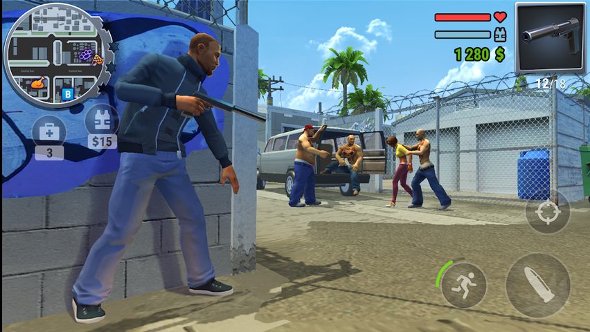 Screenshot 2: Gangs Town Story