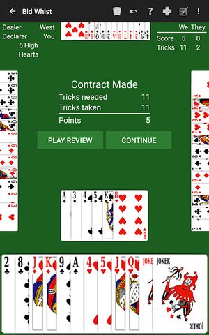 Screenshot 11: Bid Whist by NeuralPlay