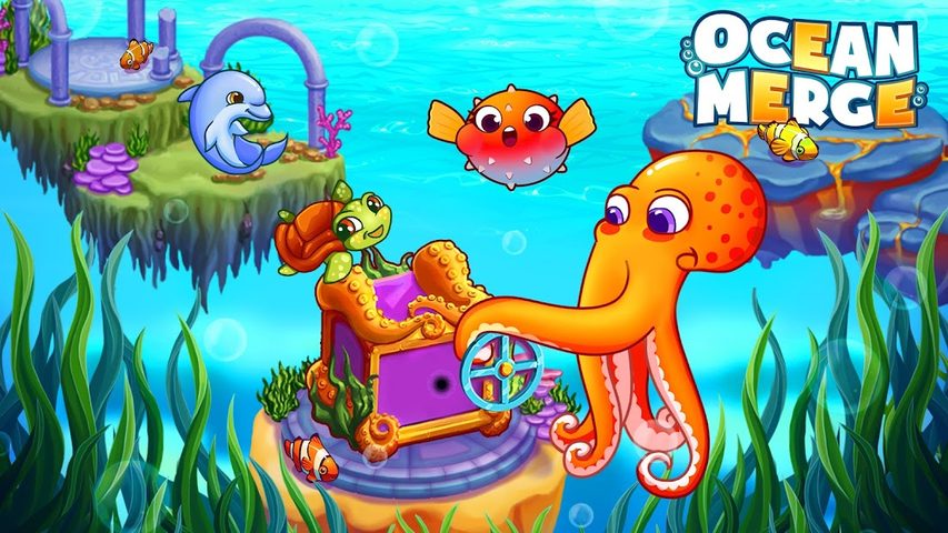 Screenshot 1: Ocean Merge