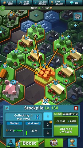 Screenshot 2: Idle Kingdom Clicker