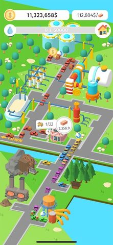 Screenshot 2: Idle Factory Builder: Clicker
