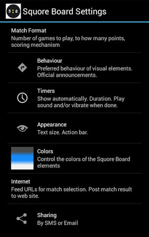 Screenshot 6: Squore Squash Ref Tool