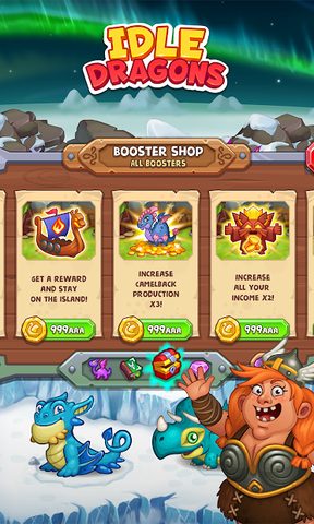 Screenshot 2: Idle Dragon Empire: tap vikings, train dragons