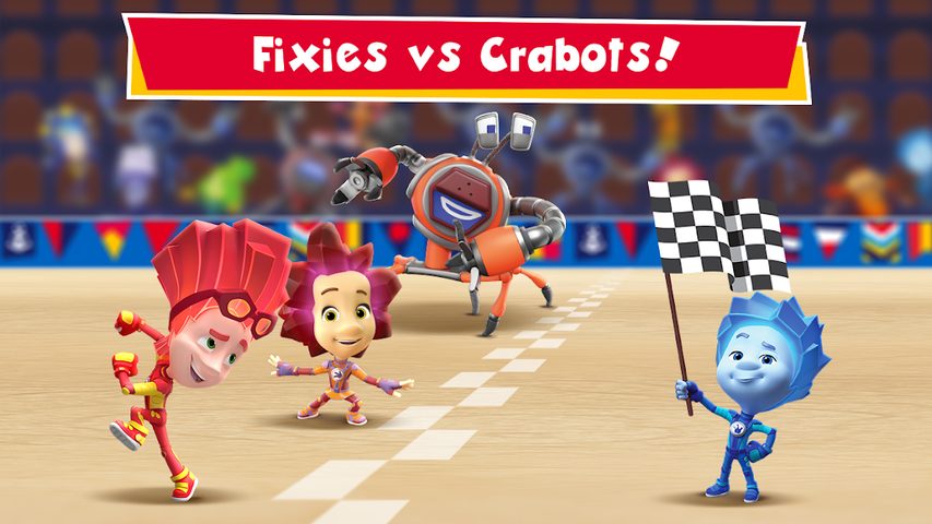 Screenshot 1: Fixies vs Crabots: Kid Games!