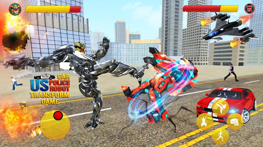 Screenshot 3: Multi Police Robot Transform